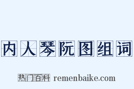 内人琴阮图组词是什么意思的图片